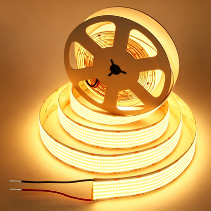 Ultra High Density COB LED Strip, 24V 1600 LEDs/m Spotless Seamless Linear Lighting (30mm Wide)