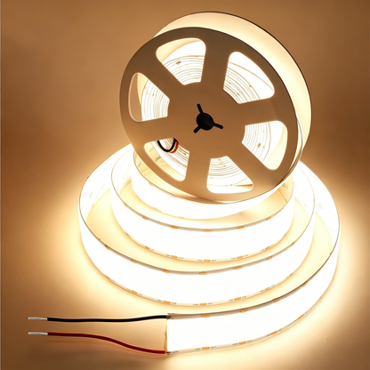 Ultra High Density COB LED Strip, 24V 1600 LEDs/m Spotless Seamless Linear Lighting (30mm Wide)