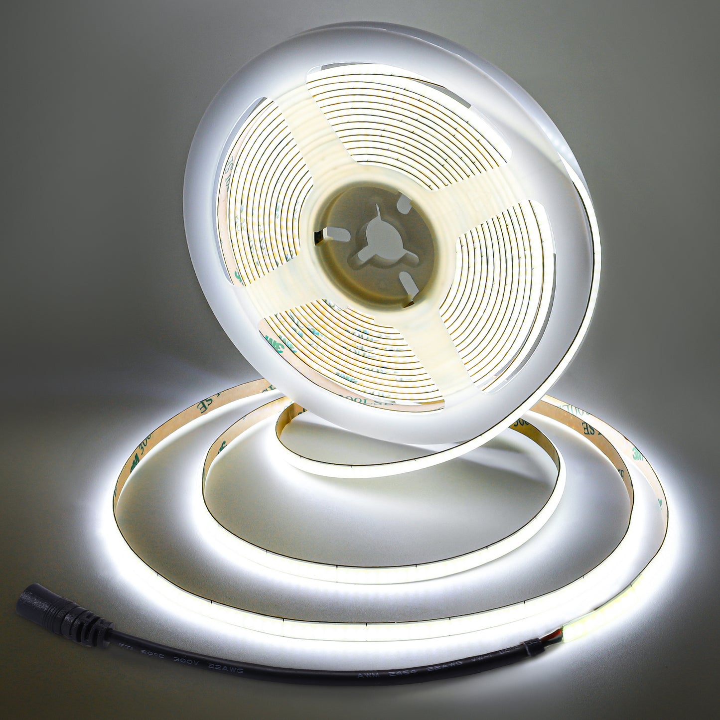 Bande LED COB avec 400 LED/m, 12V/24V DC, 9w/m, IRC>92, 5mm de large pour la décoration de chambres
