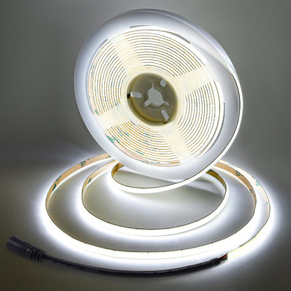 Bande LED COB avec 400 LED/m, 12V/24V DC, 9w/m, IRC>92, 5mm de large pour la décoration de chambres