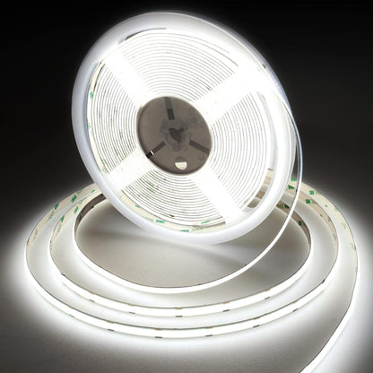 10m COB LED-Lichtband mit 384 LEDs/m, DC24V, 9W/m, CRI>92, 8mm breit zur Raumdekoration