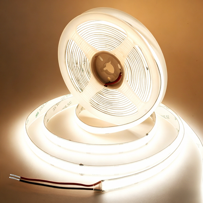 Bande LED COB 600 LEDs/m, 24V DC, 9W/m, IRC>92, 12mm de large pour la décoration intérieure