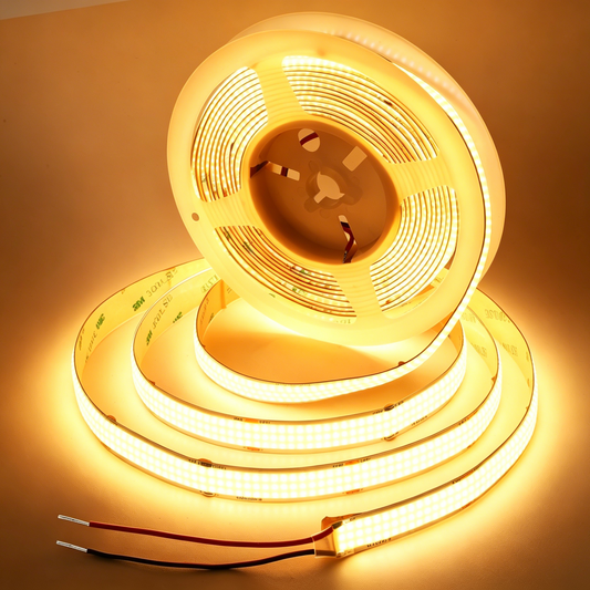 Bande LED COB avec 960 LED/m, DC24V, 9W/m, IRC>92, 15mm de large pour la décoration de chambre